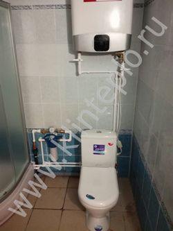Монтаж водопровода в бане частного дома - фото