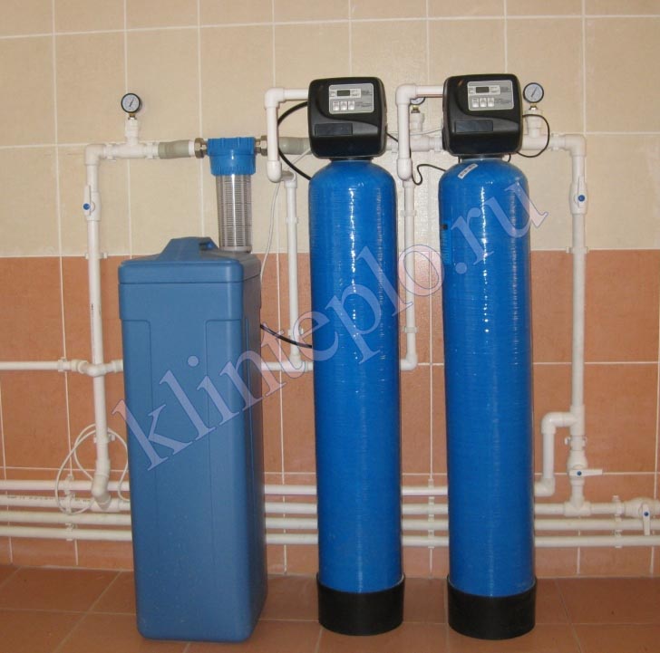 Система обезжелезивания и умягчения воды производительностью 1,2 куб. м/час